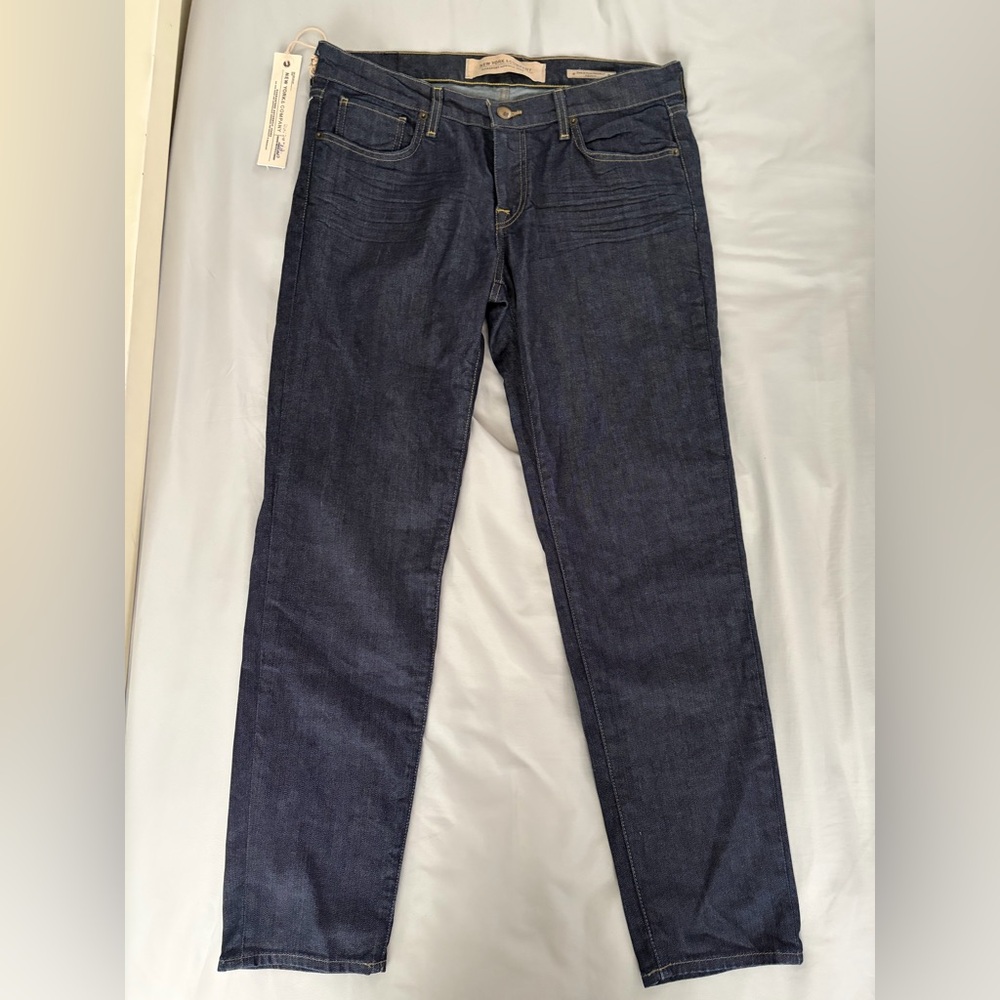 Women’s Dark Blue Straight-Leg Jeans